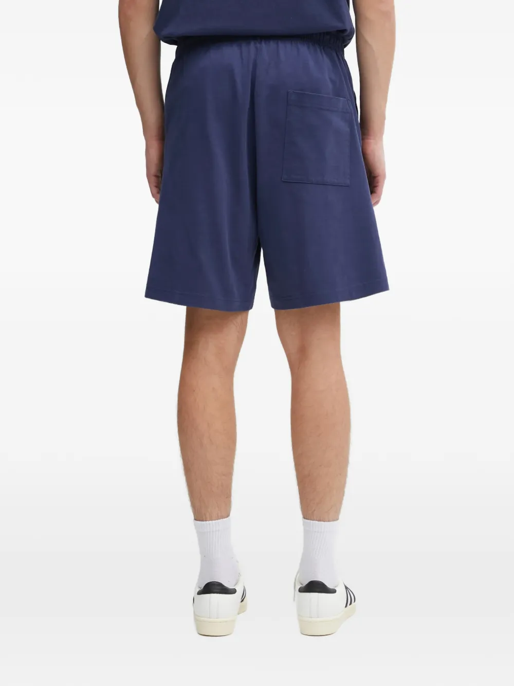 Sporty & Rich Hotel Eden Roc shorts met logo Blauw