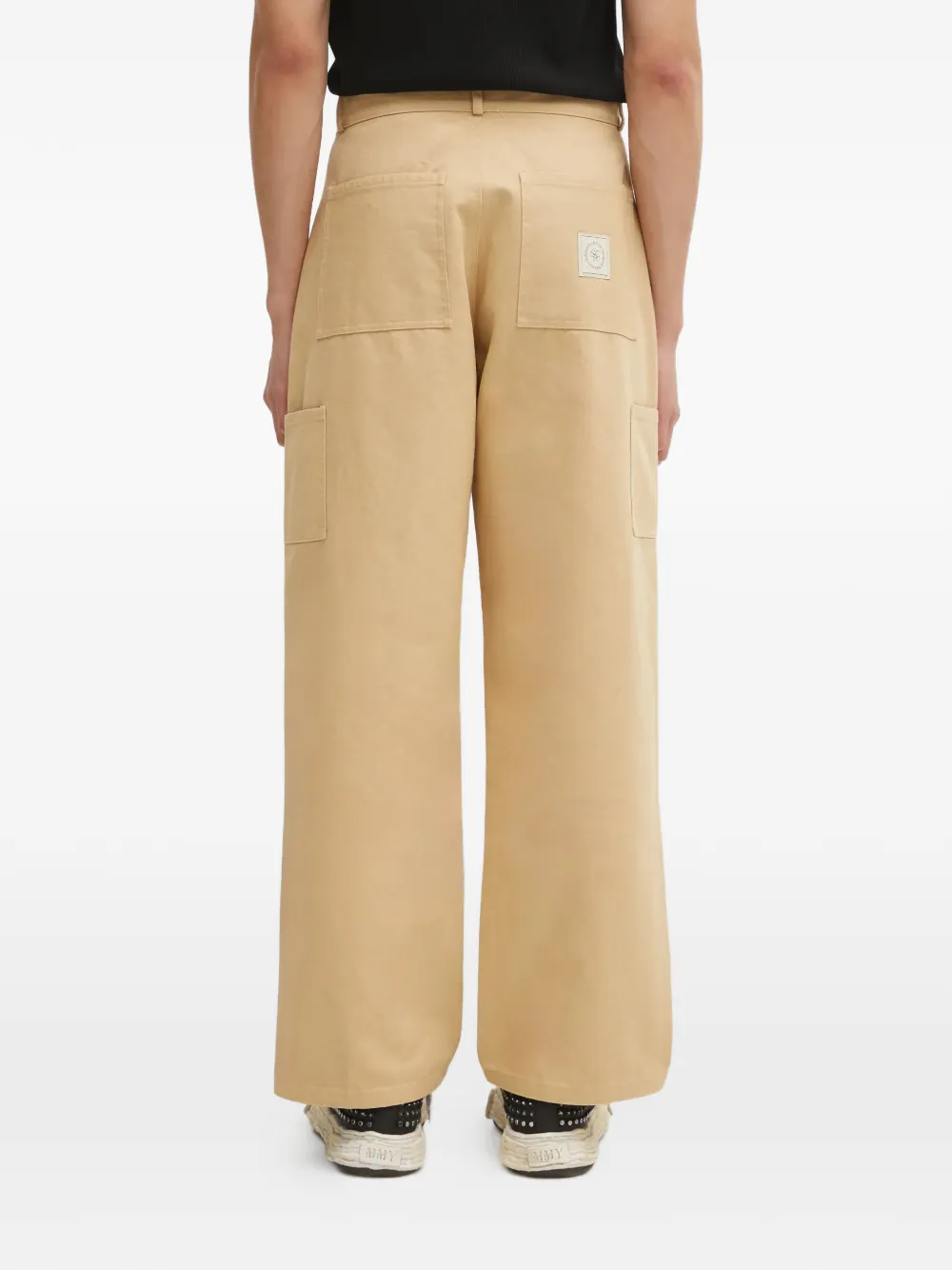 Sporty & Rich Katoenen broek Beige
