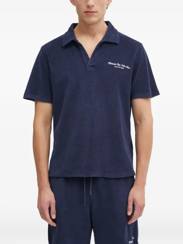 Sporty & Rich Hotel Eden Roc ポロシャツ | ブルー | FARFETCH JP