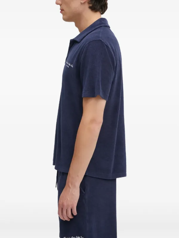 Sporty & Rich Hotel Eden Roc ポロシャツ | ブルー | FARFETCH JP