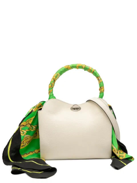 Balenciaga Pre-Owned 2019-2025 Leather Flap Scarf XS satchel