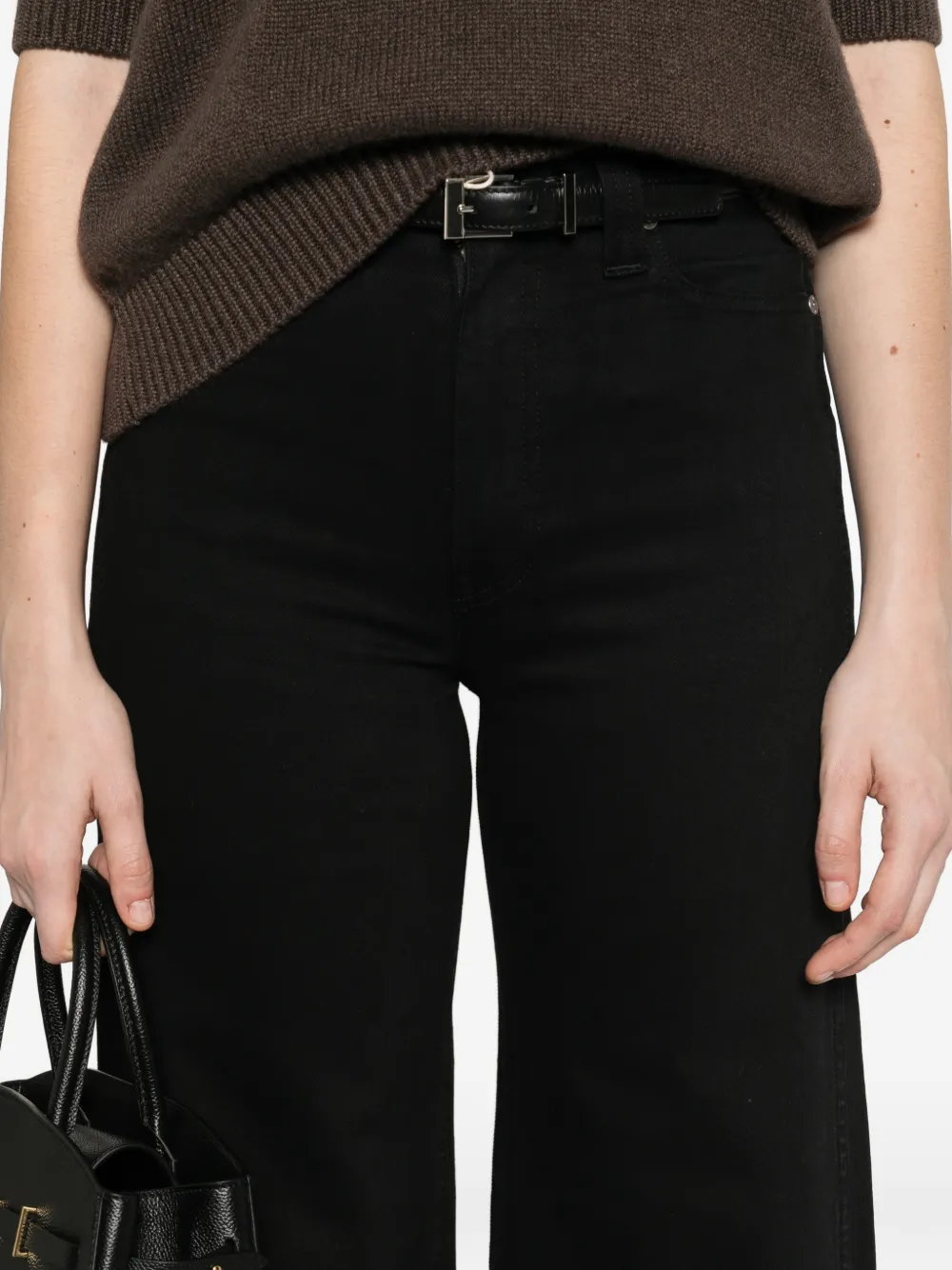 KHAITE Delina jeans Zwart