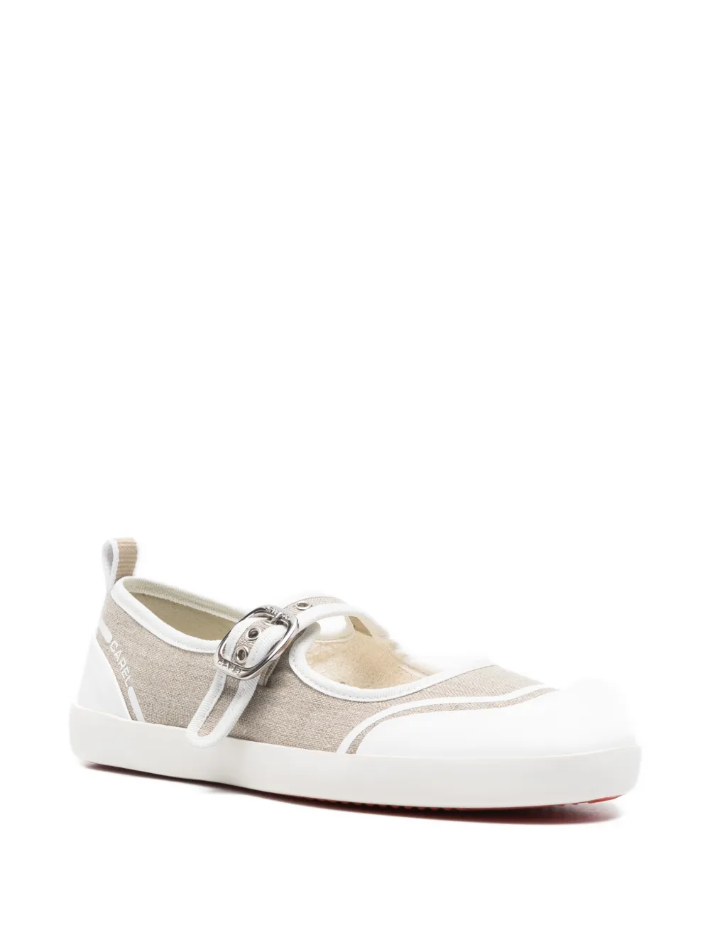Carel Paris Sneakers met gesp Beige