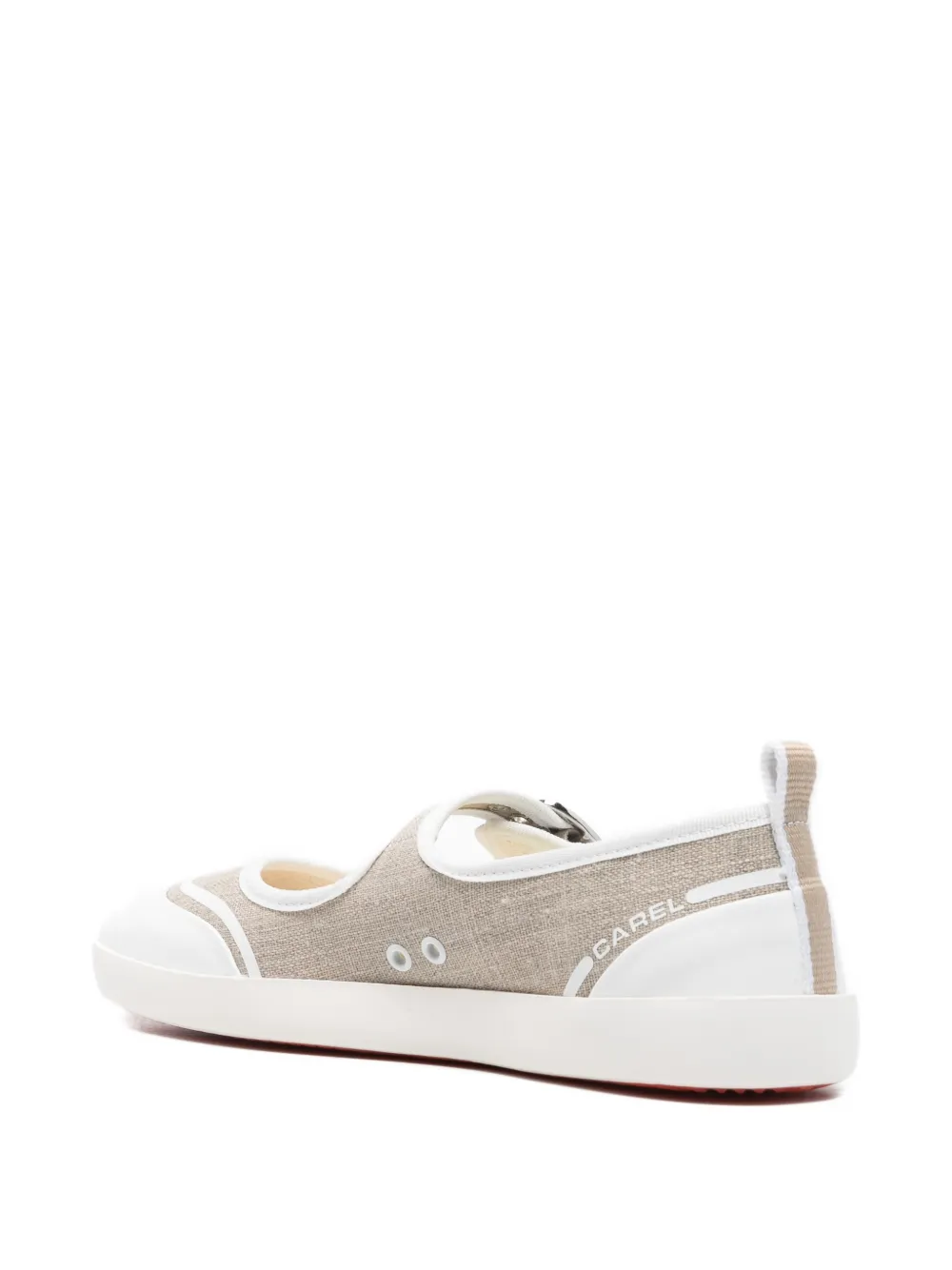Carel Paris Sneakers met gesp Beige