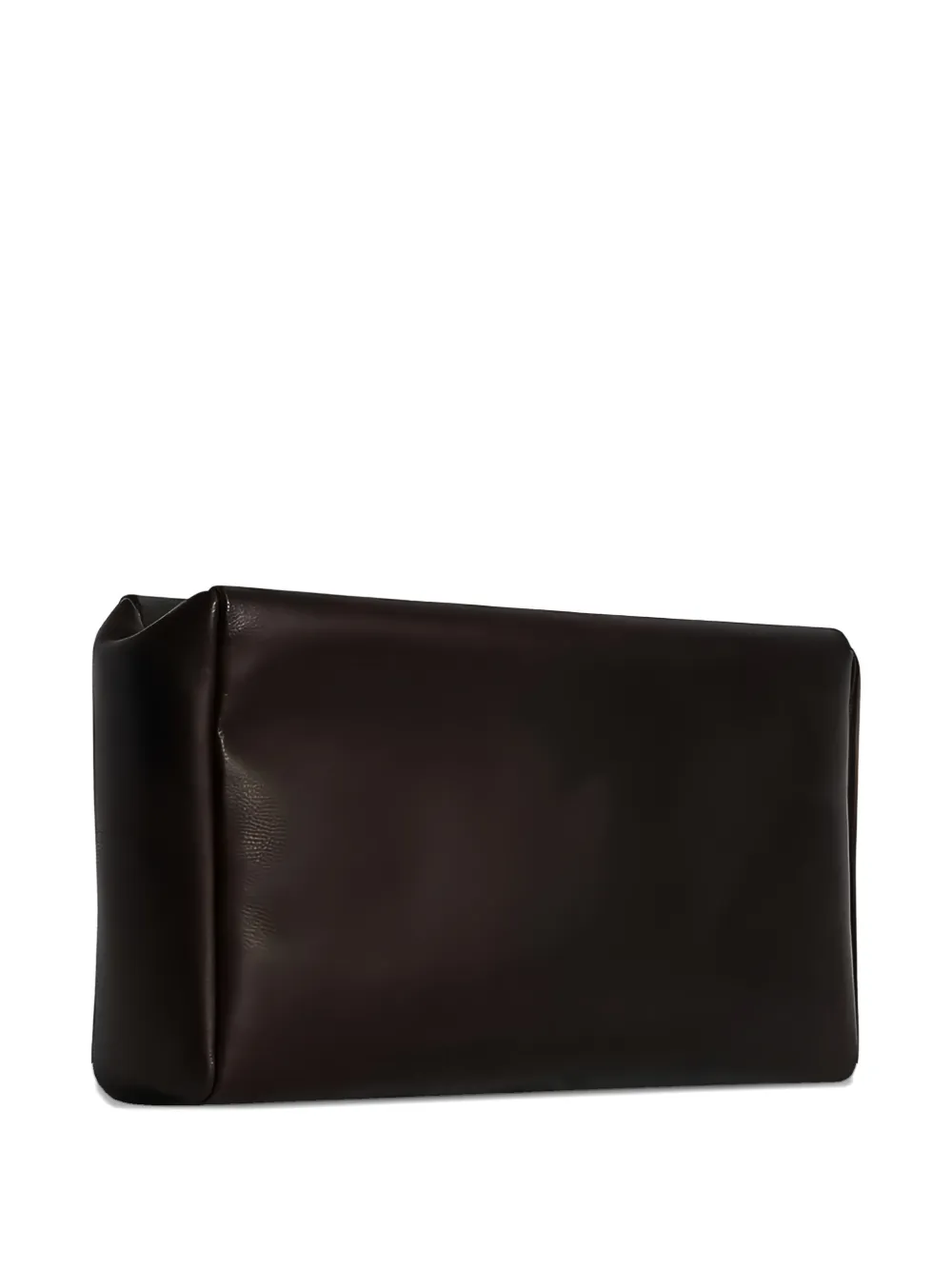 The Row Squared Compact Clutch In Brown