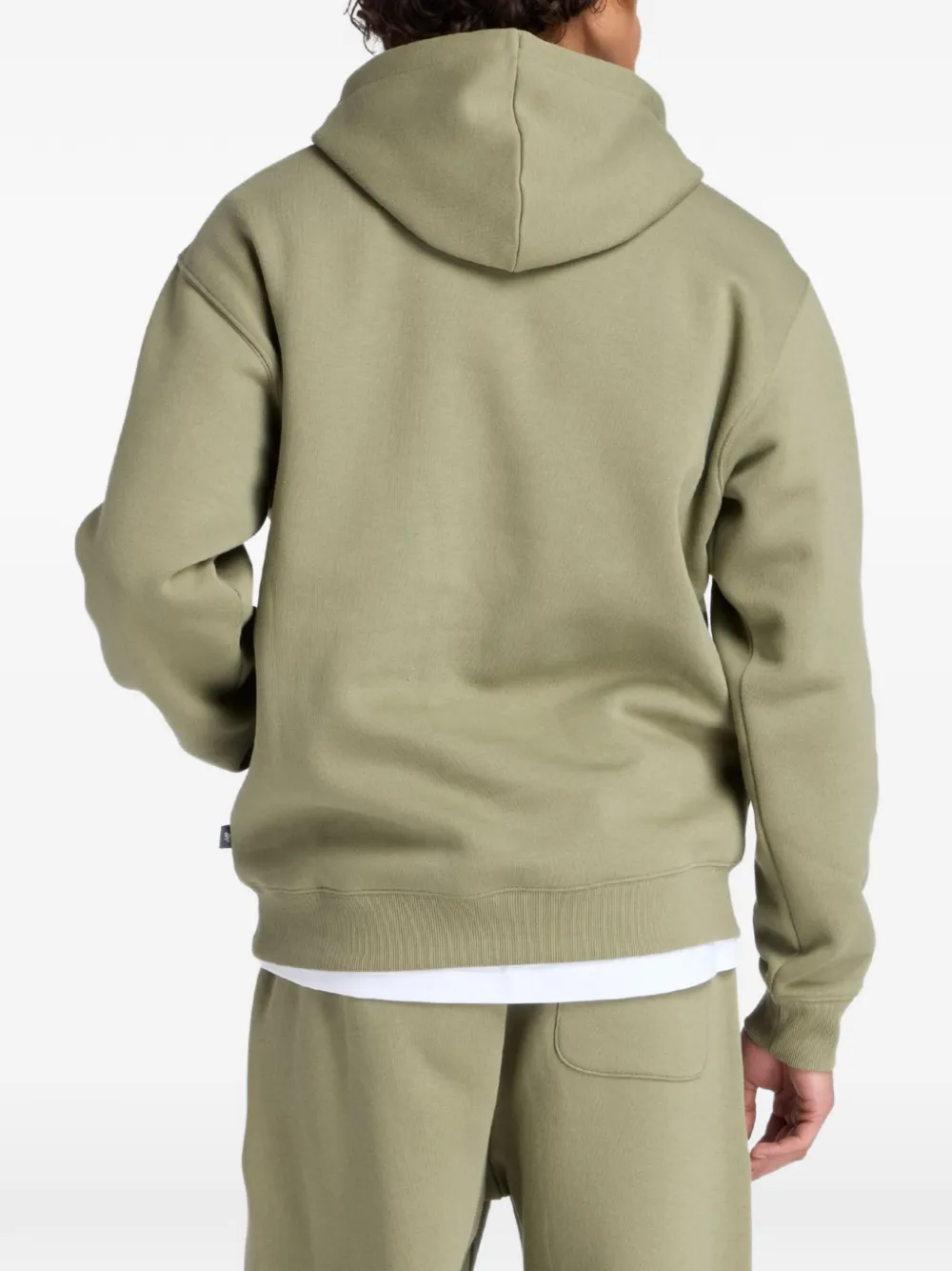 New Balance Fleece hoodie met grafische print Groen