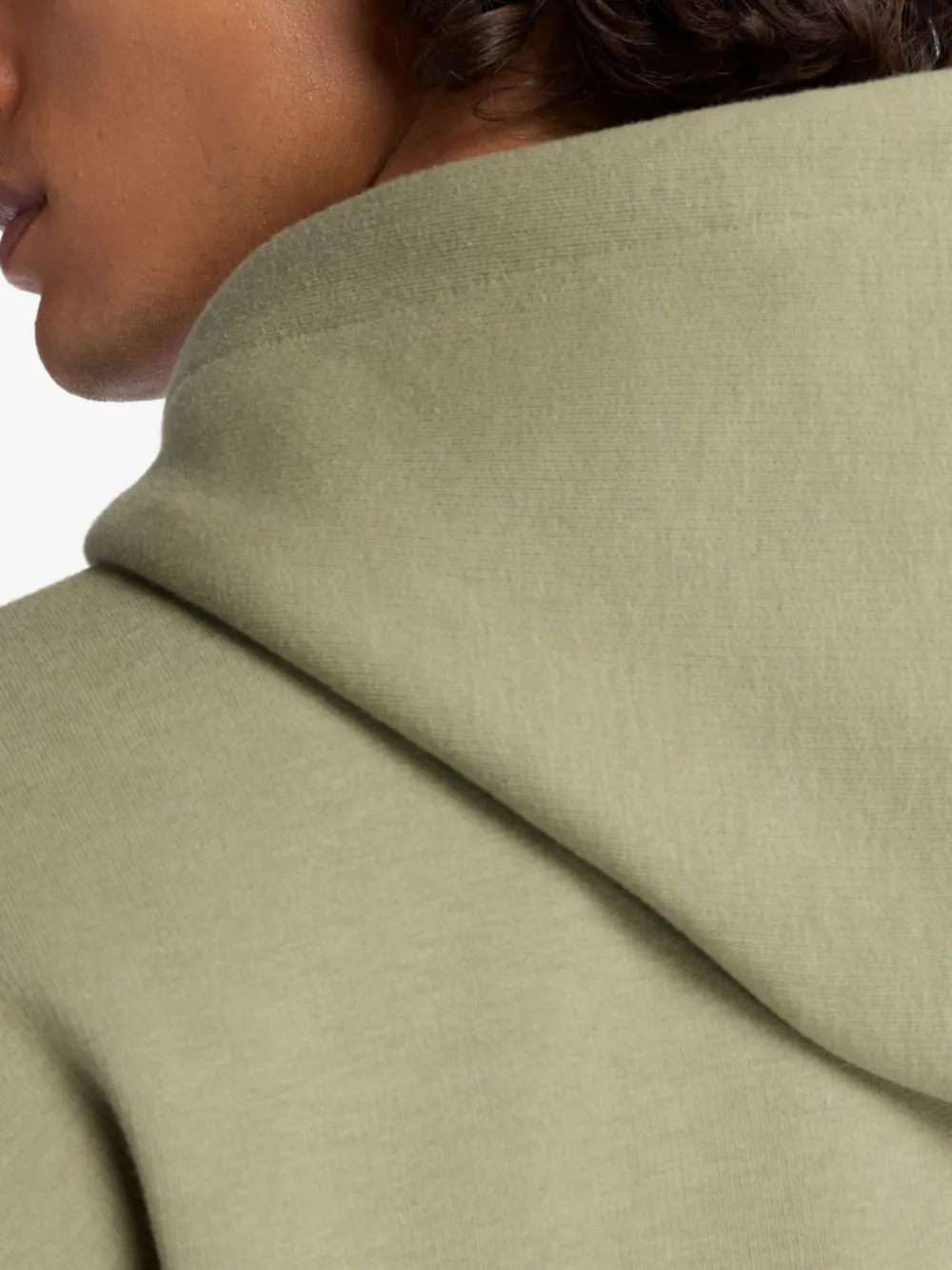New Balance Fleece hoodie met grafische print Groen