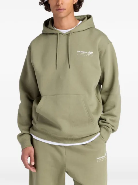 New Balance Fleece hoodie met grafische print