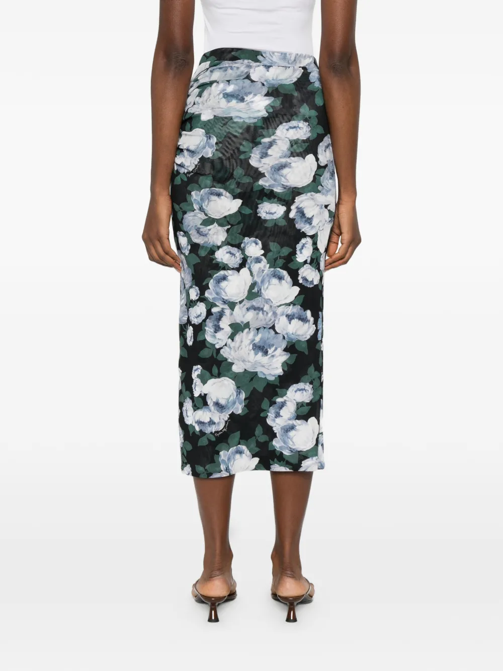 Stella McCartney フローラル スカート | ブラック | FARFETCH JP