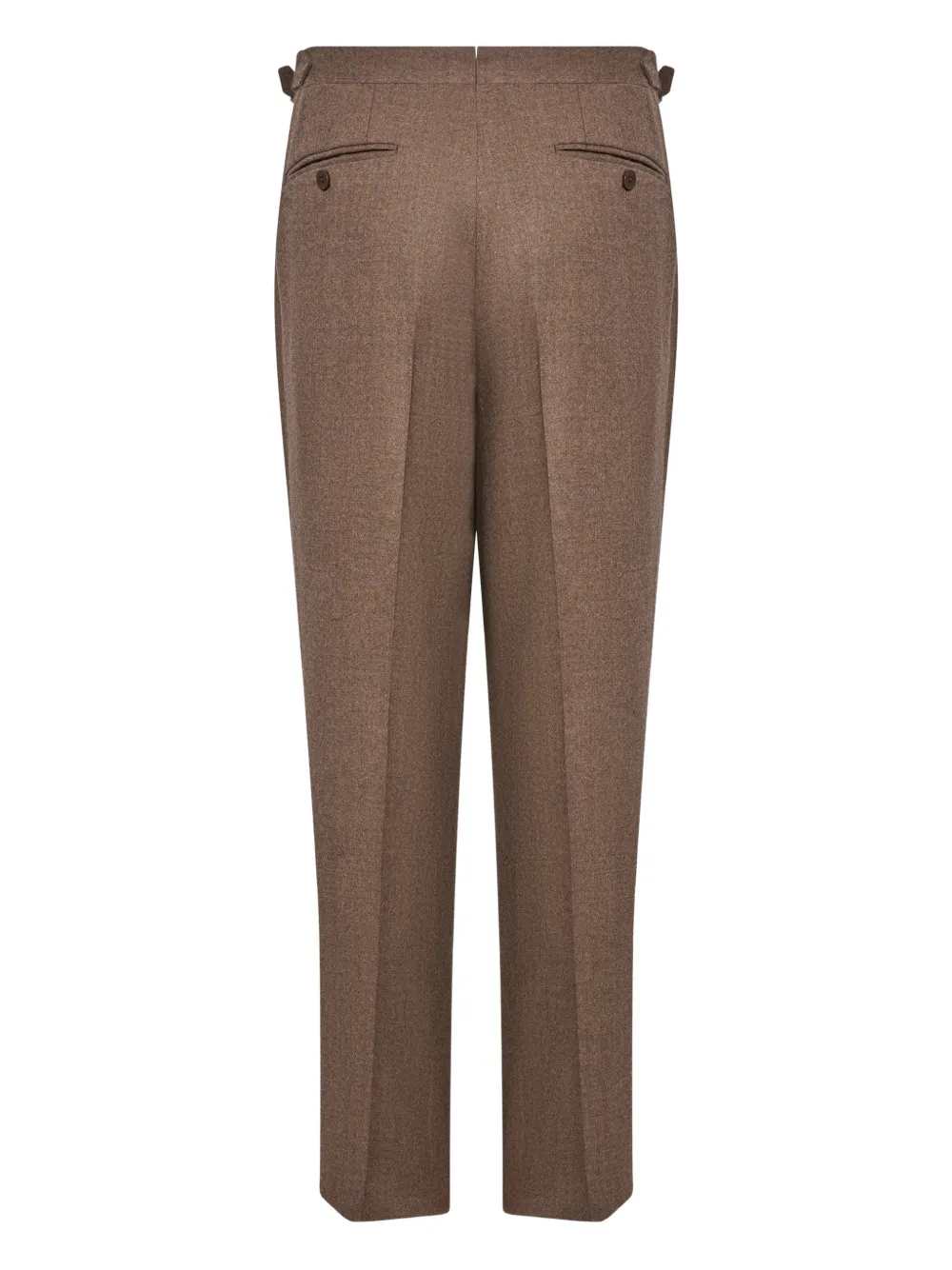 FRANZESE COLLECTION Stefano De Martino geplooide broek - Bruin