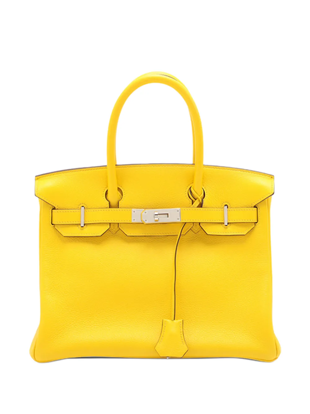 Hermès Pre-Owned 2019 Clemence Birkin Retourne 30 handbag - Yellow