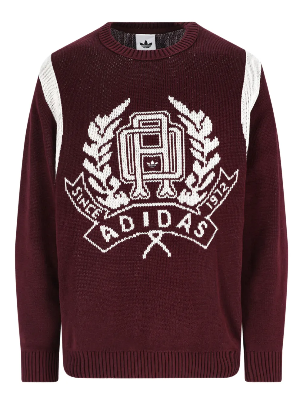 adidas graphic-print sweater - Rosso