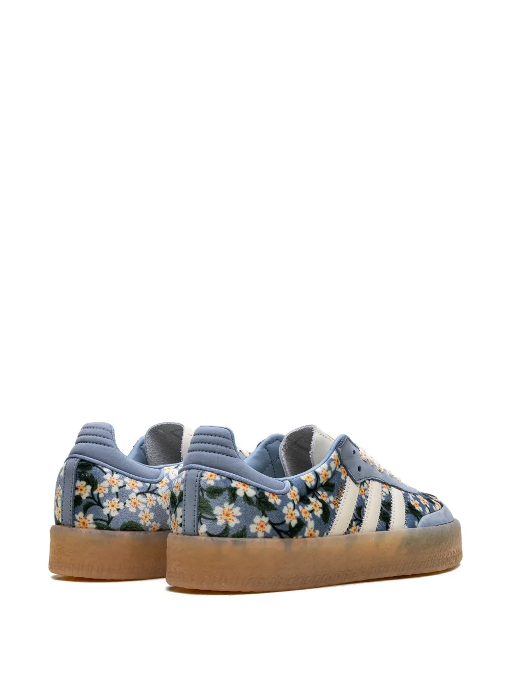 adidas Sambae X Liberty London floral-print sneakers Blauw