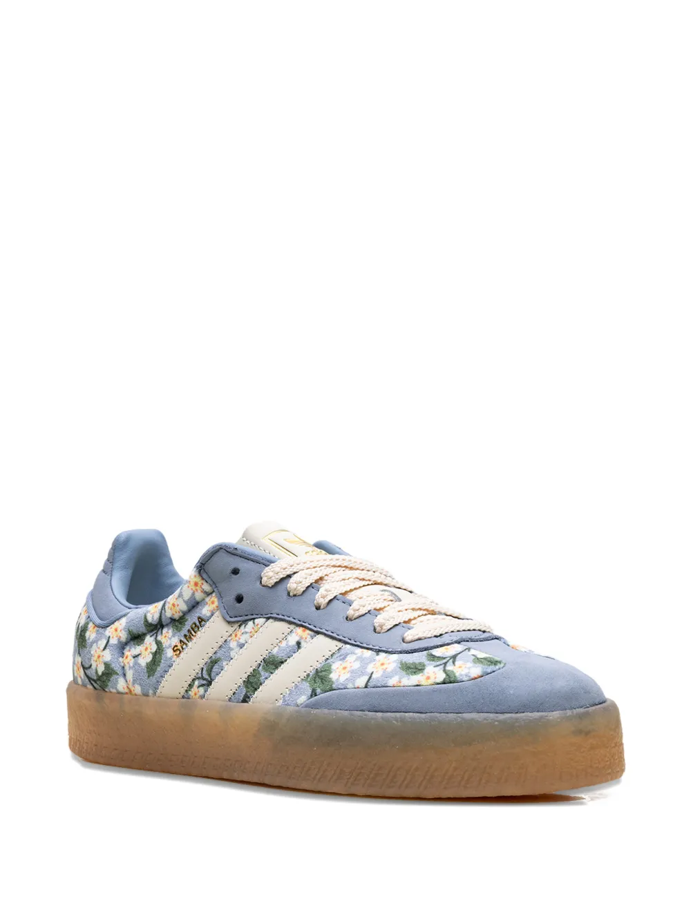 adidas Sambae X Liberty London floral-print sneakers Blauw