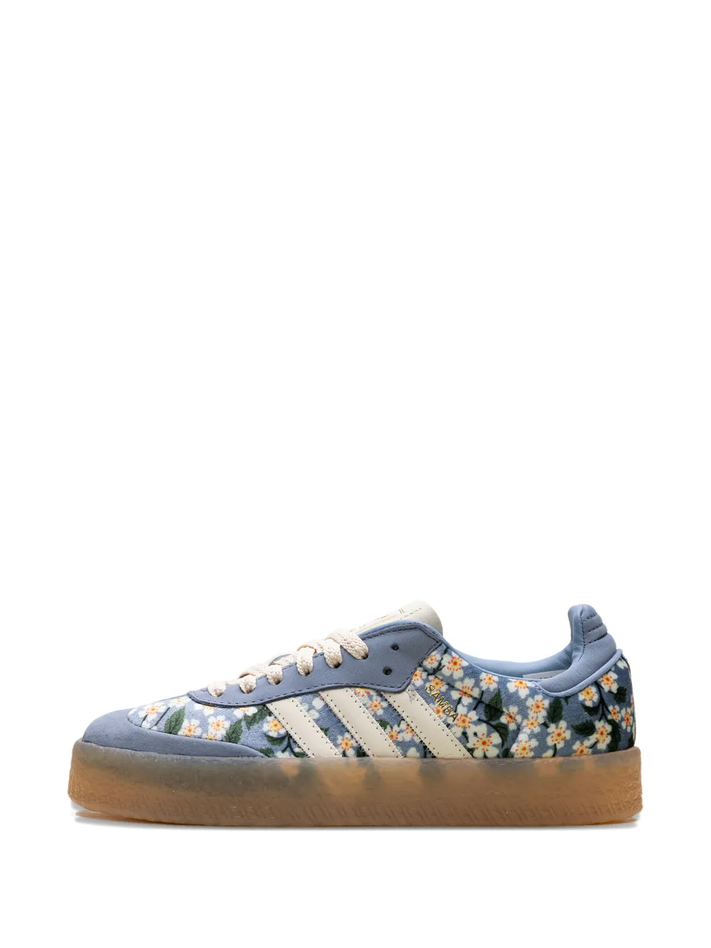 adidas Sambae X Liberty London floral-print sneakers Blauw