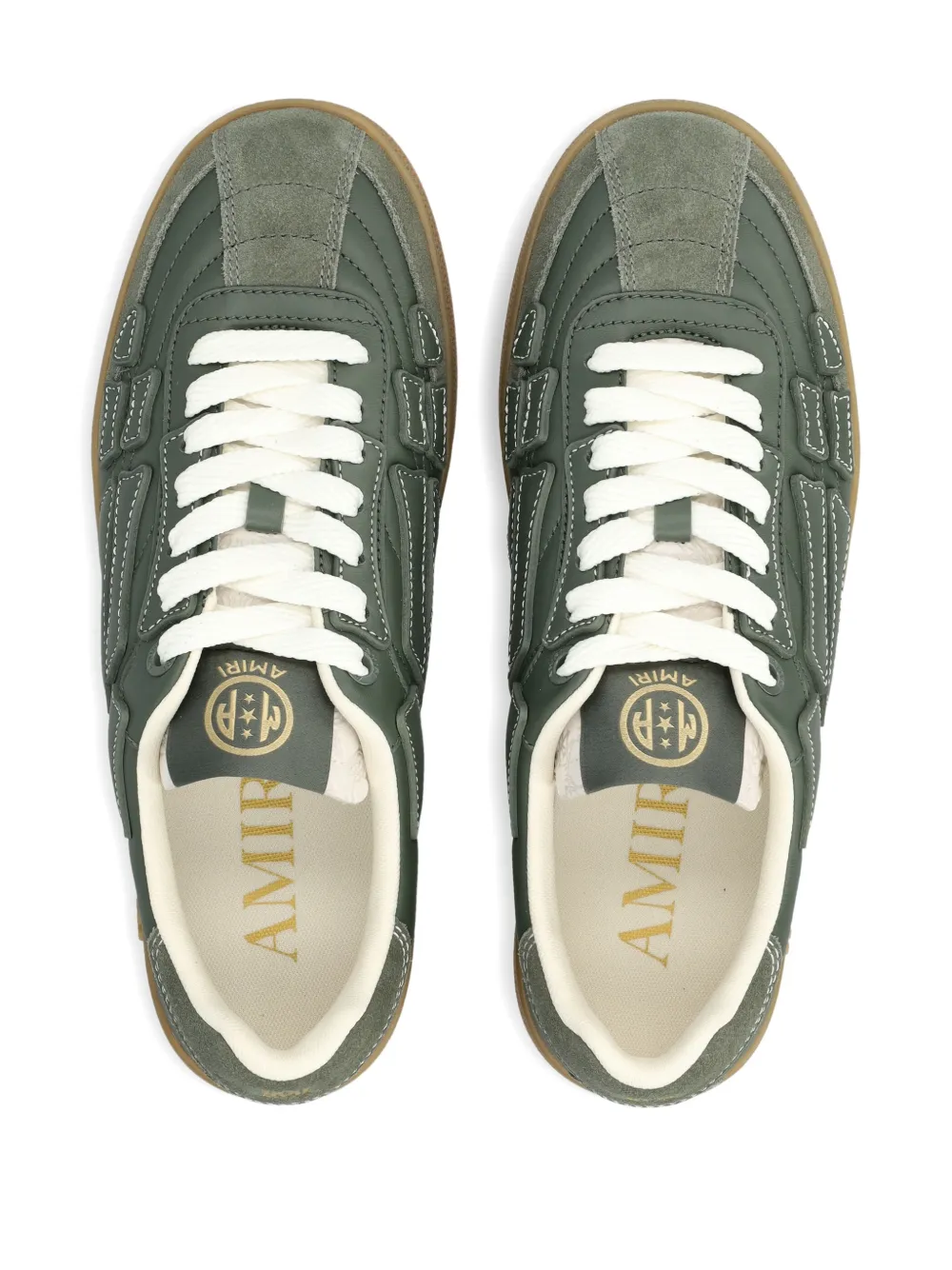 AMIRI Pacific Bones leren sneakers Groen