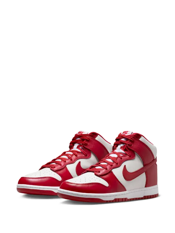 Nike Dunk High Retro SE ハイカットスニーカー | レッド | FARFETCH JP
