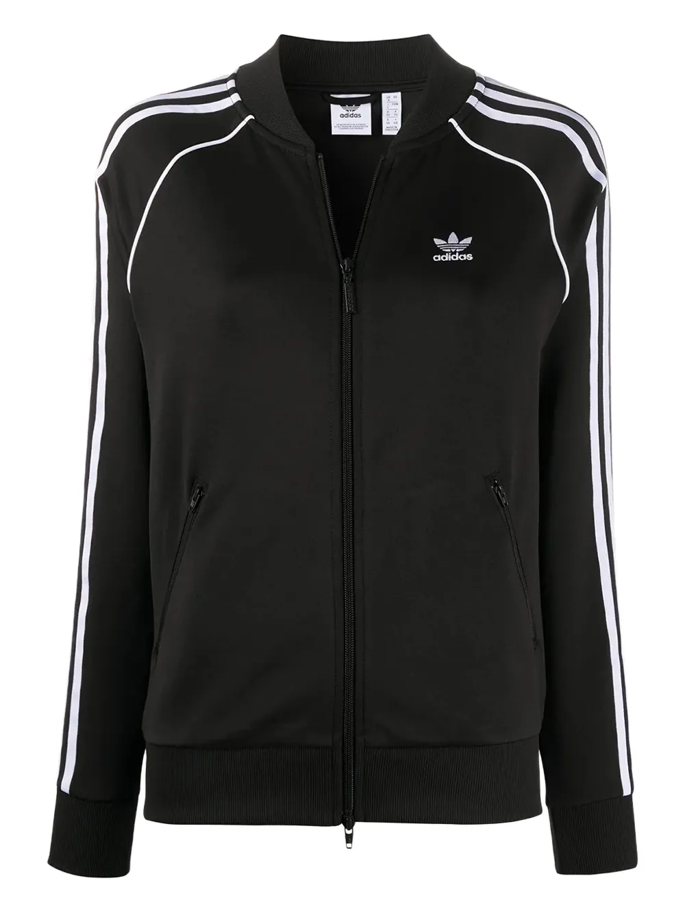 adidas Superstar Jacke mit Streifendetail - Schwarz