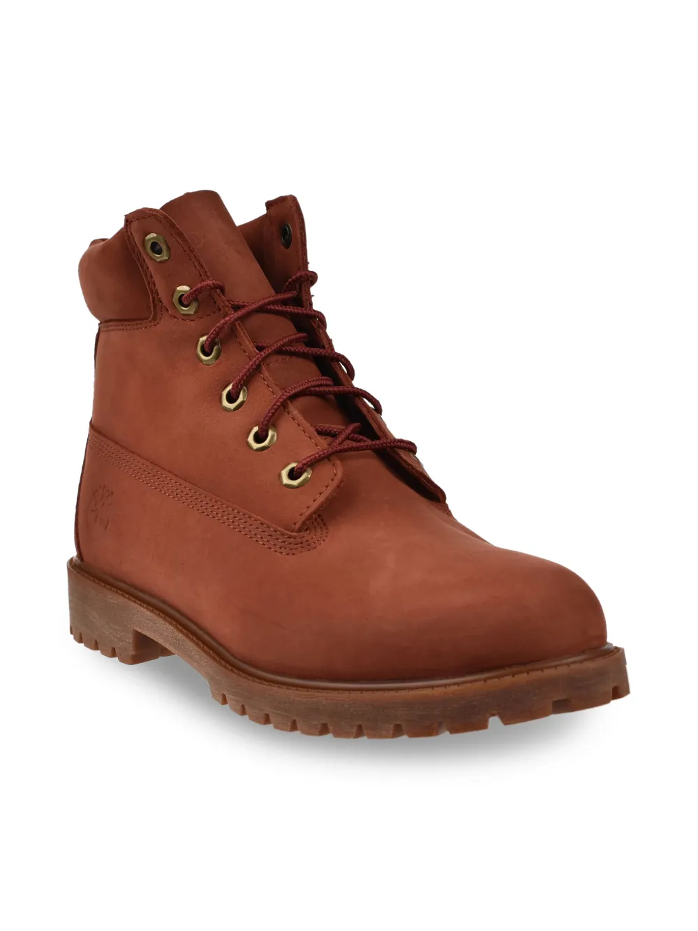 Timberland Kids 6 Inch Premium nubuck laarzen Rood