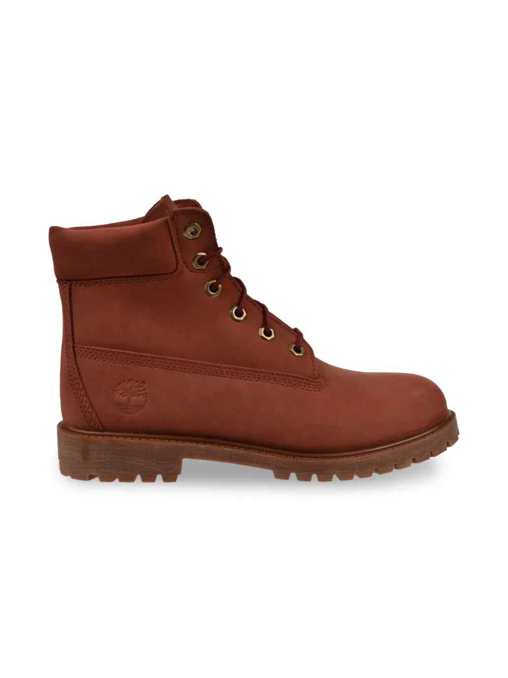 Timberland Kids 6 Inch Premium nubuck laarzen Rood