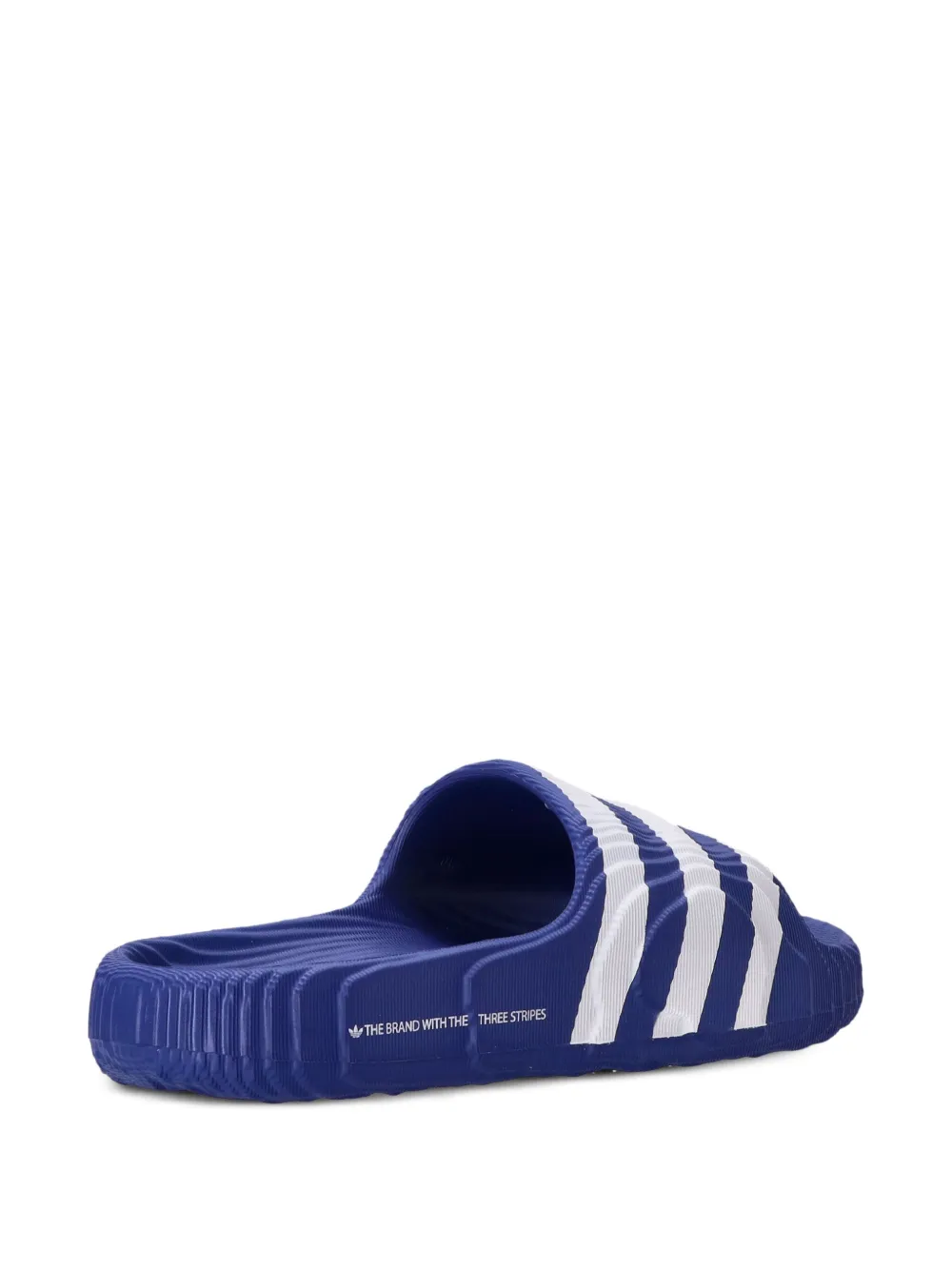 adidas Adilette 22 gestreepte slippers Blauw