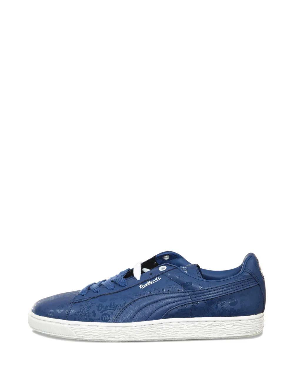 PUMA Sophia Chang Basket Classic low-top sneakers met print Blauw