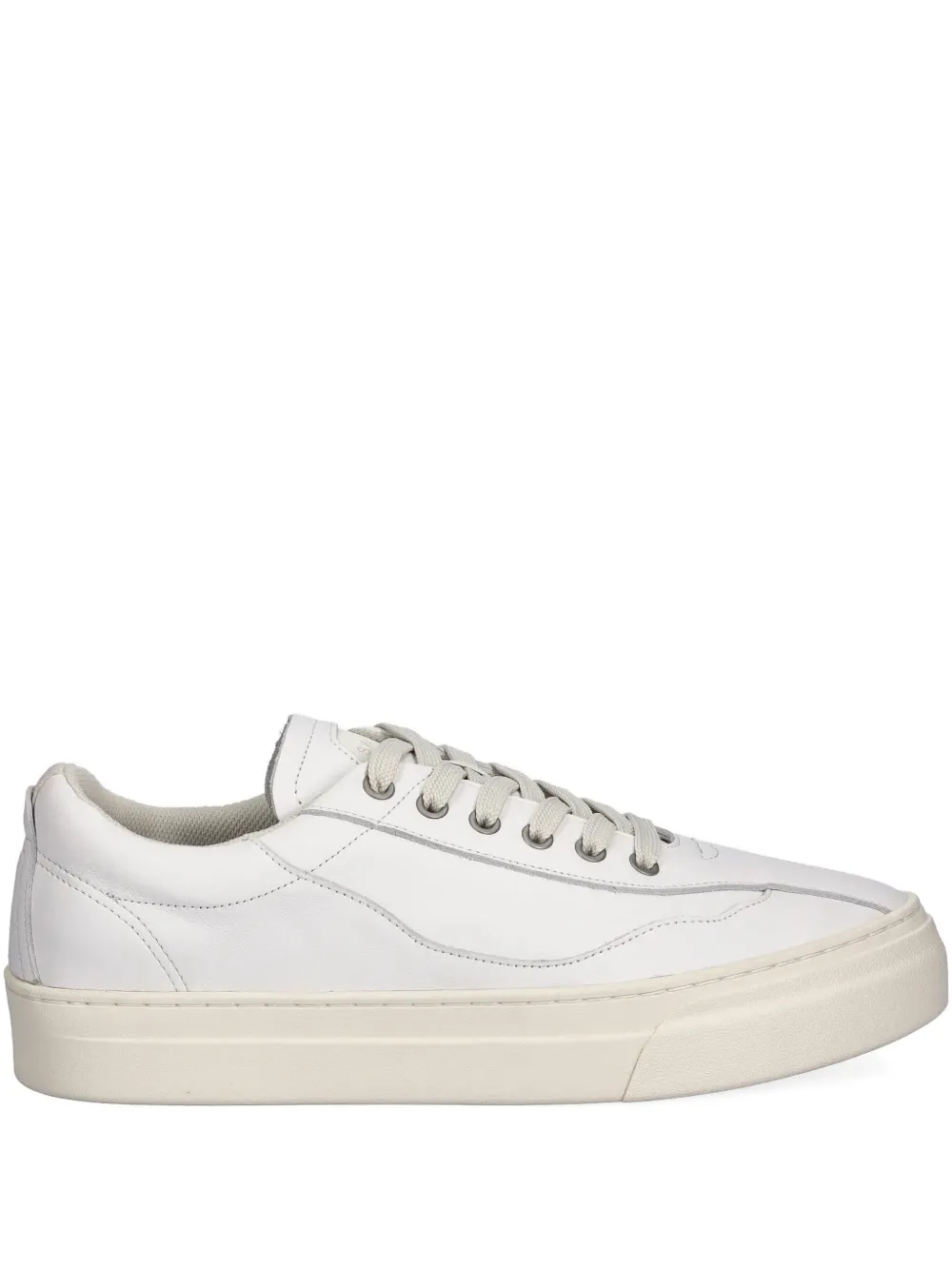 Stepney Workers Club lace-up panelled sneakers - Bianco