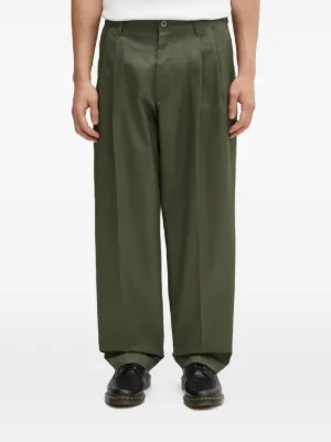 WACKO MARIA Wacko Maria Pleated Trousers | Brown | FARFETCH MY
