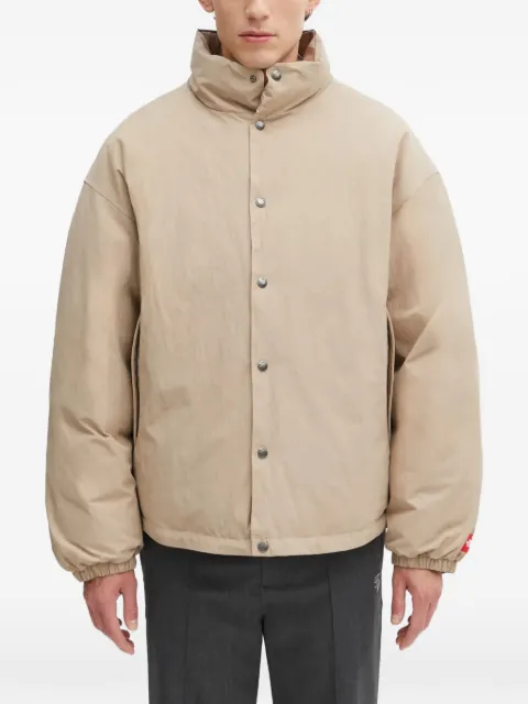 The North Face buttoned funnel-neck jacket