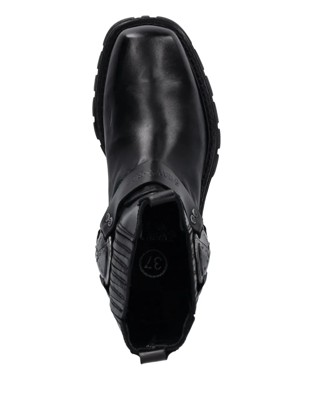 NEW ROCK Laarzen met gespbandje Zwart