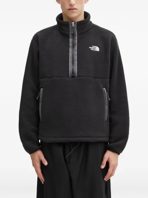 The North Face zip-fastening fleece sweatshirt