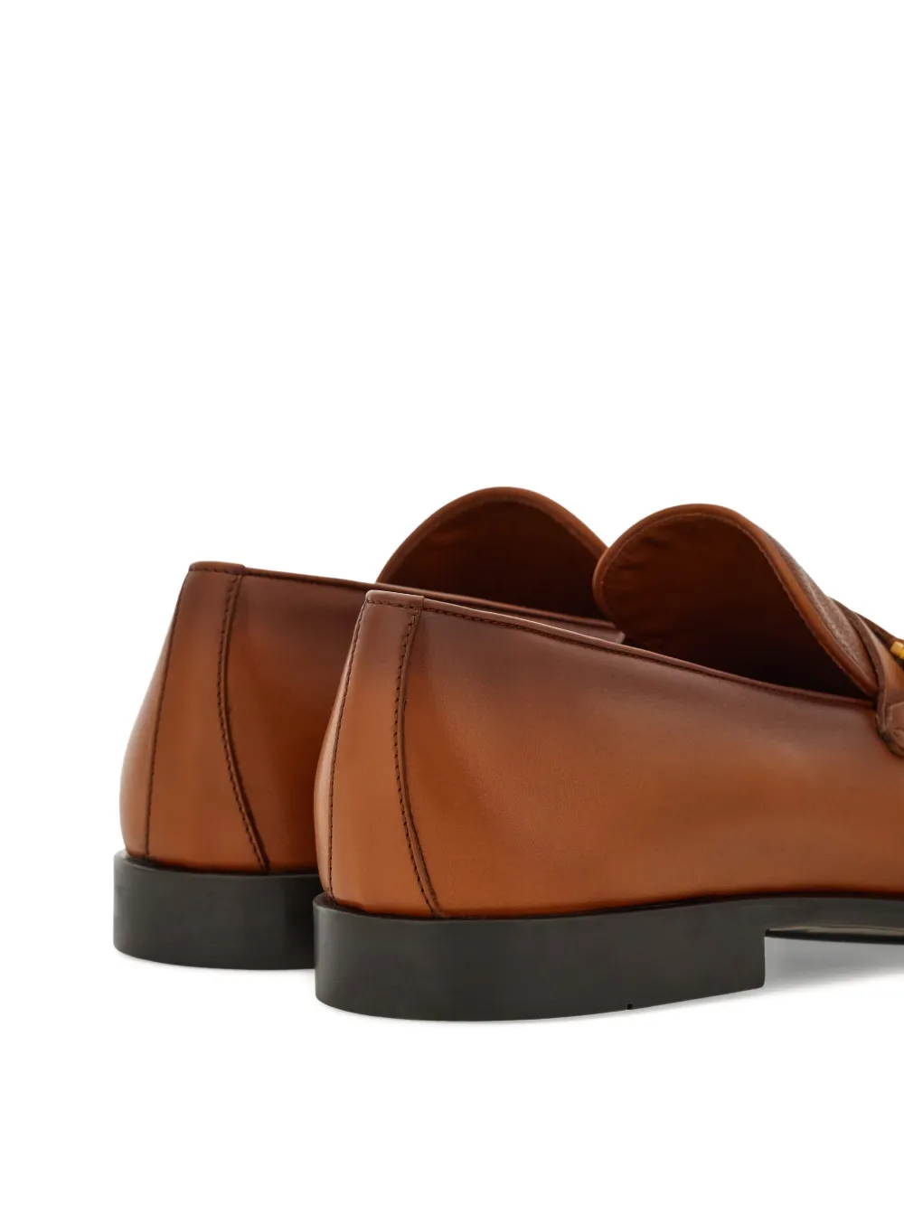 Ferragamo Loafers met ronde neus Bruin