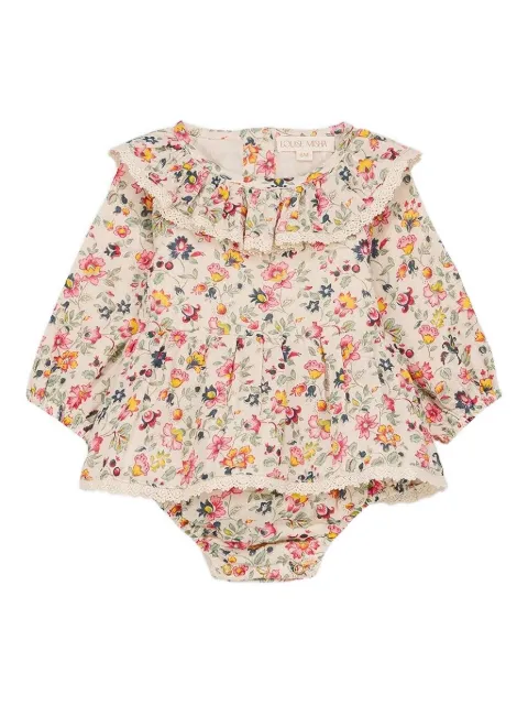 LOUISE MISHA KIDS India ruffled-collar floral-print romper
