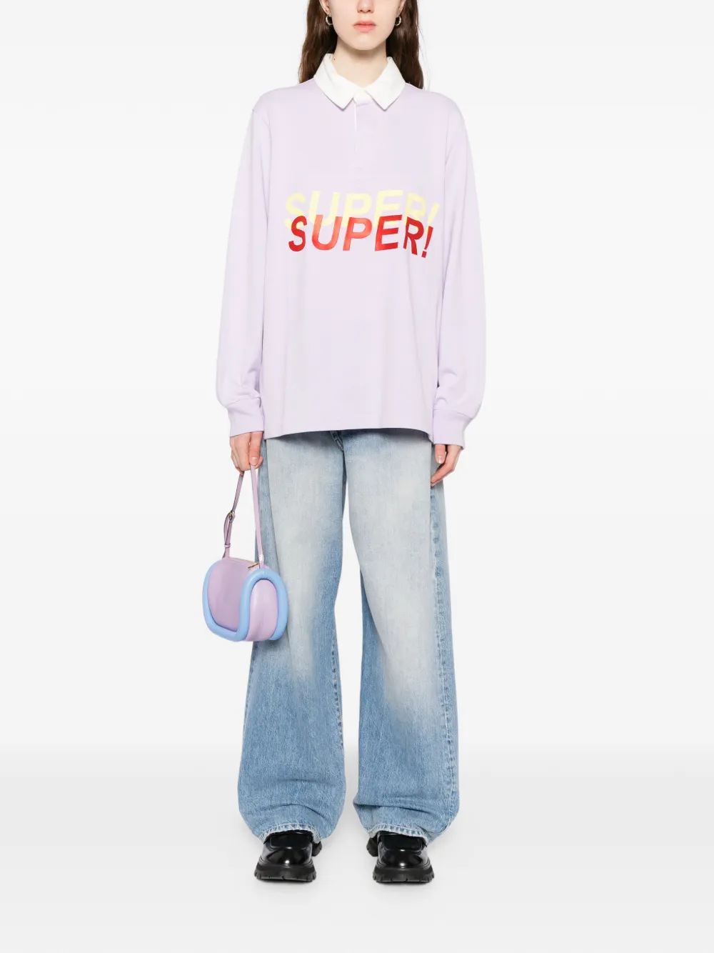 JW Anderson Super Speed polotop Paars