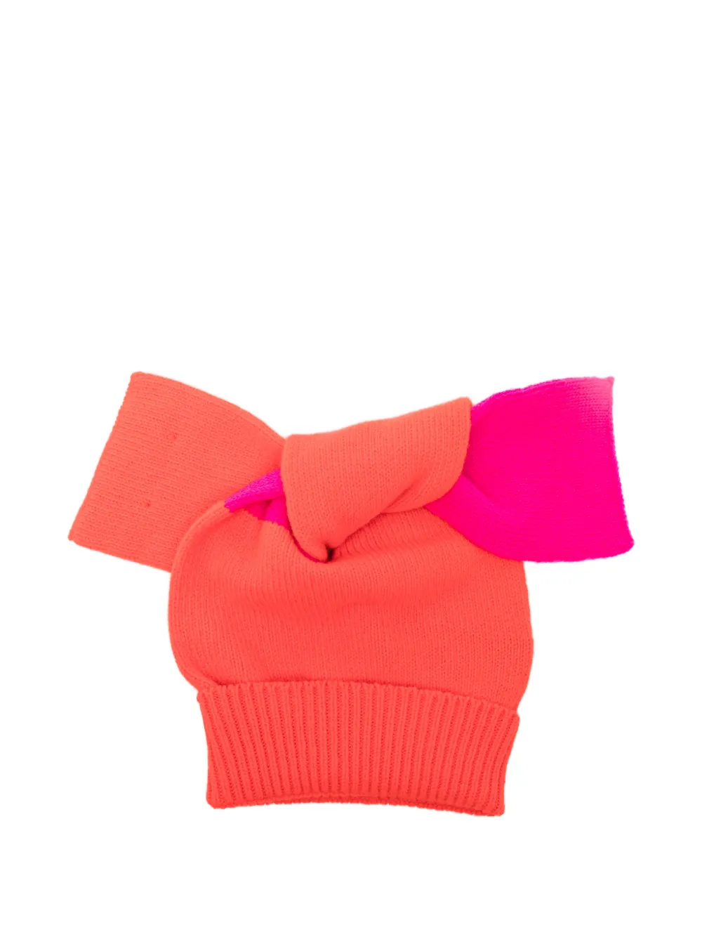  Jw Anderson Knotted Beanie Hat - Orange 