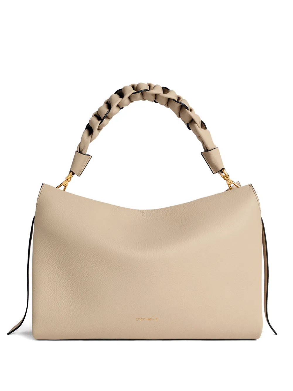 Coccinelle medium Boheme braided-detail shoulder bag - Neutrals