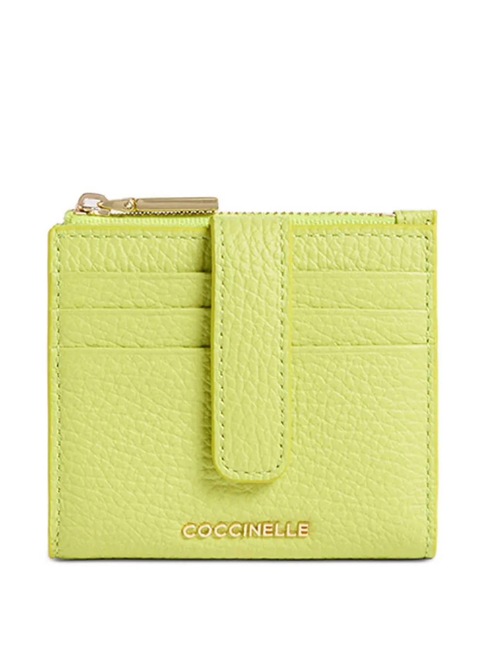 Coccinelle press-stud-fastening wallet - Verde