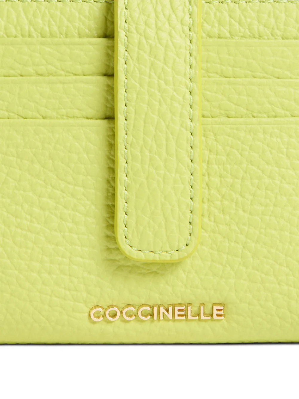 Coccinelle Portemonnee met drukknoopsluiting Groen