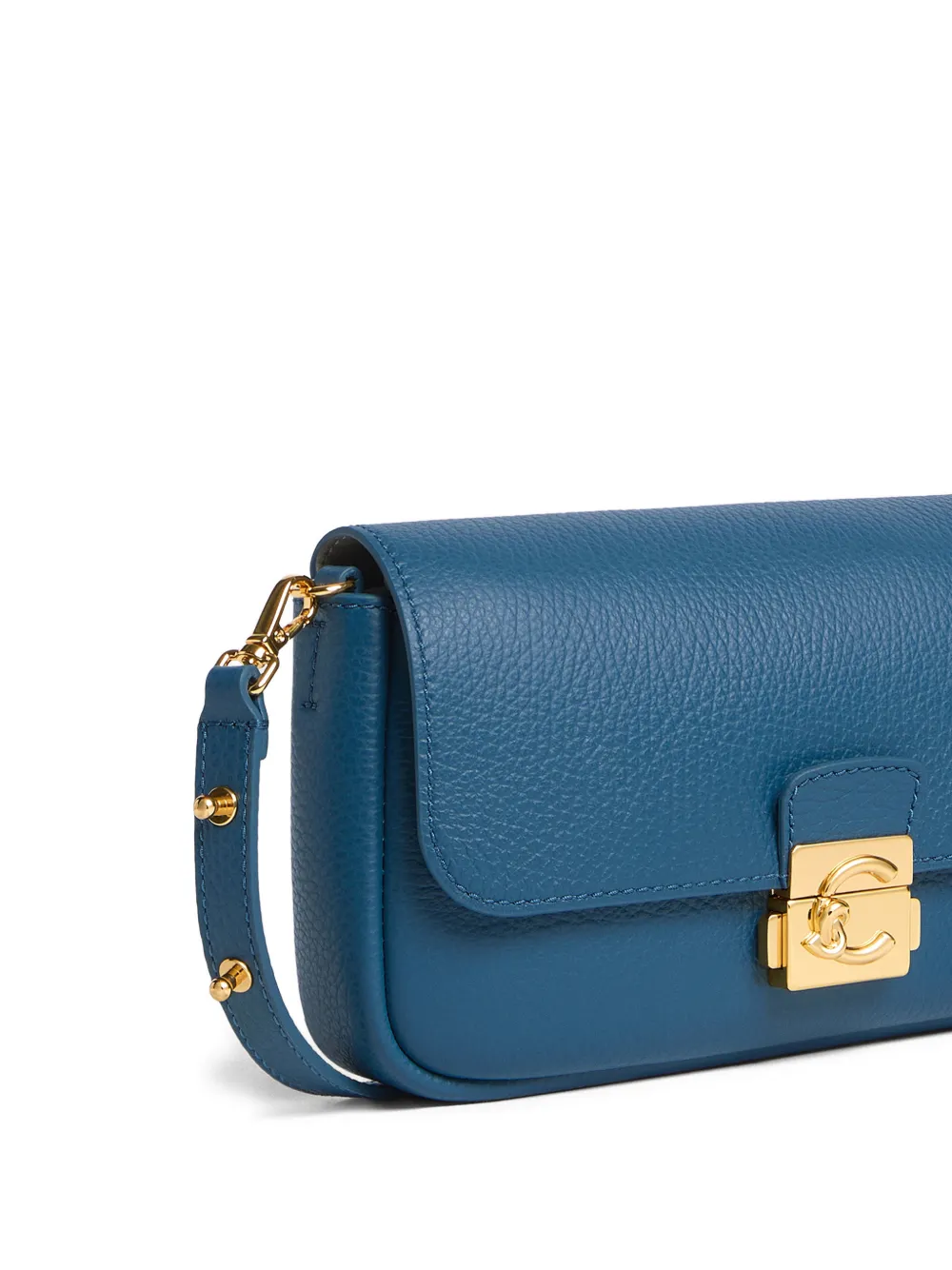 Coccinelle Schoudertas met logoplakkaat Blauw