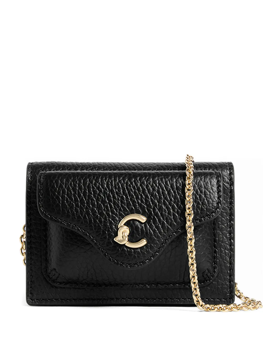 Coccinelle chain-strap card holder | negro | Image 1