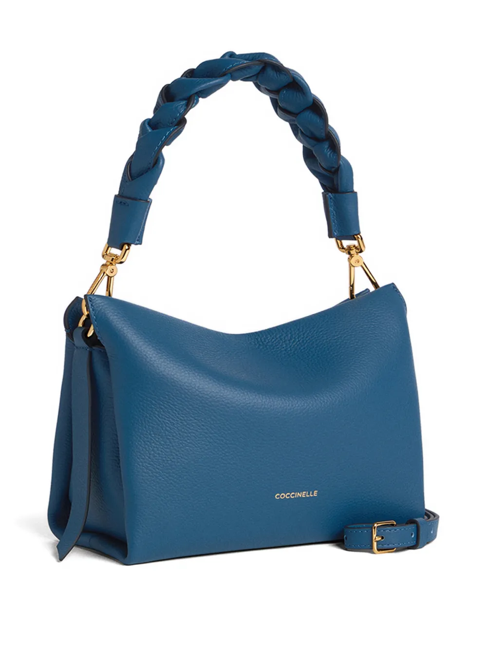 Coccinelle small Boheme braided-strap shoulder bag - Blauw