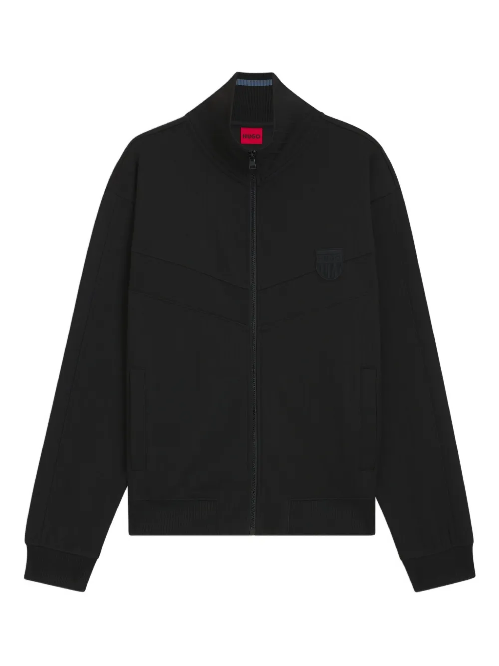 HUGO zip sweatshirt | Black | Image 1