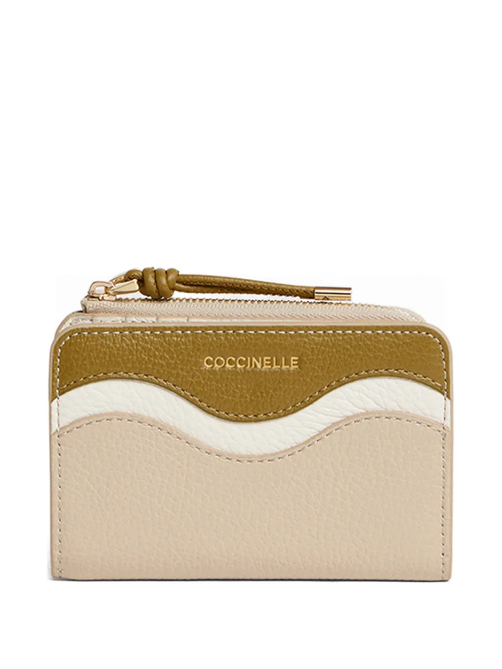 Coccinelle small Nami zip wallet - Toni neutri