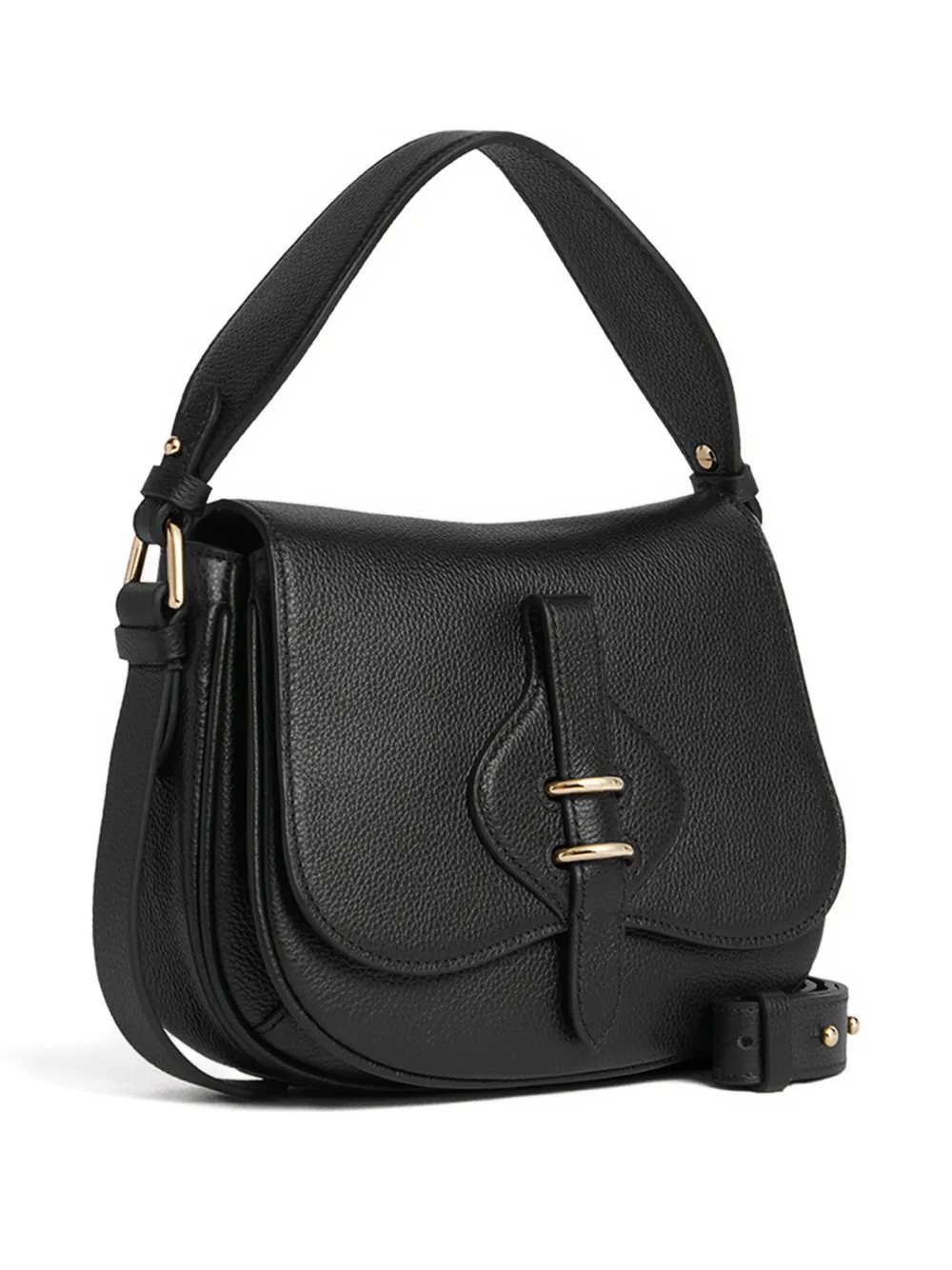 Coccinelle small Mavery buckle-detail shoulder bag - Zwart