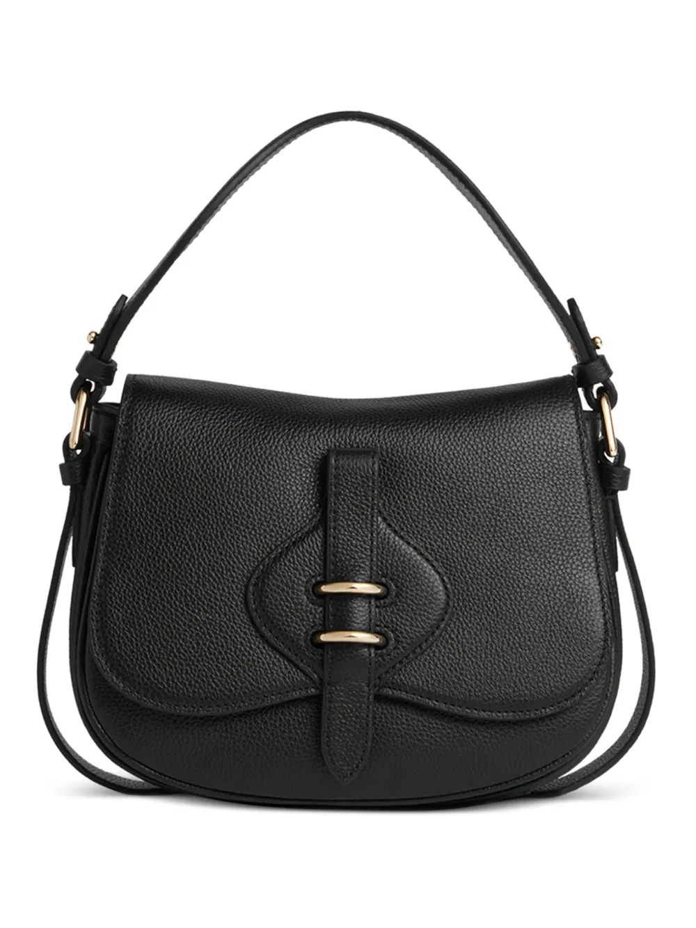 Coccinelle small Mavery buckle-detail shoulder bag - Nero