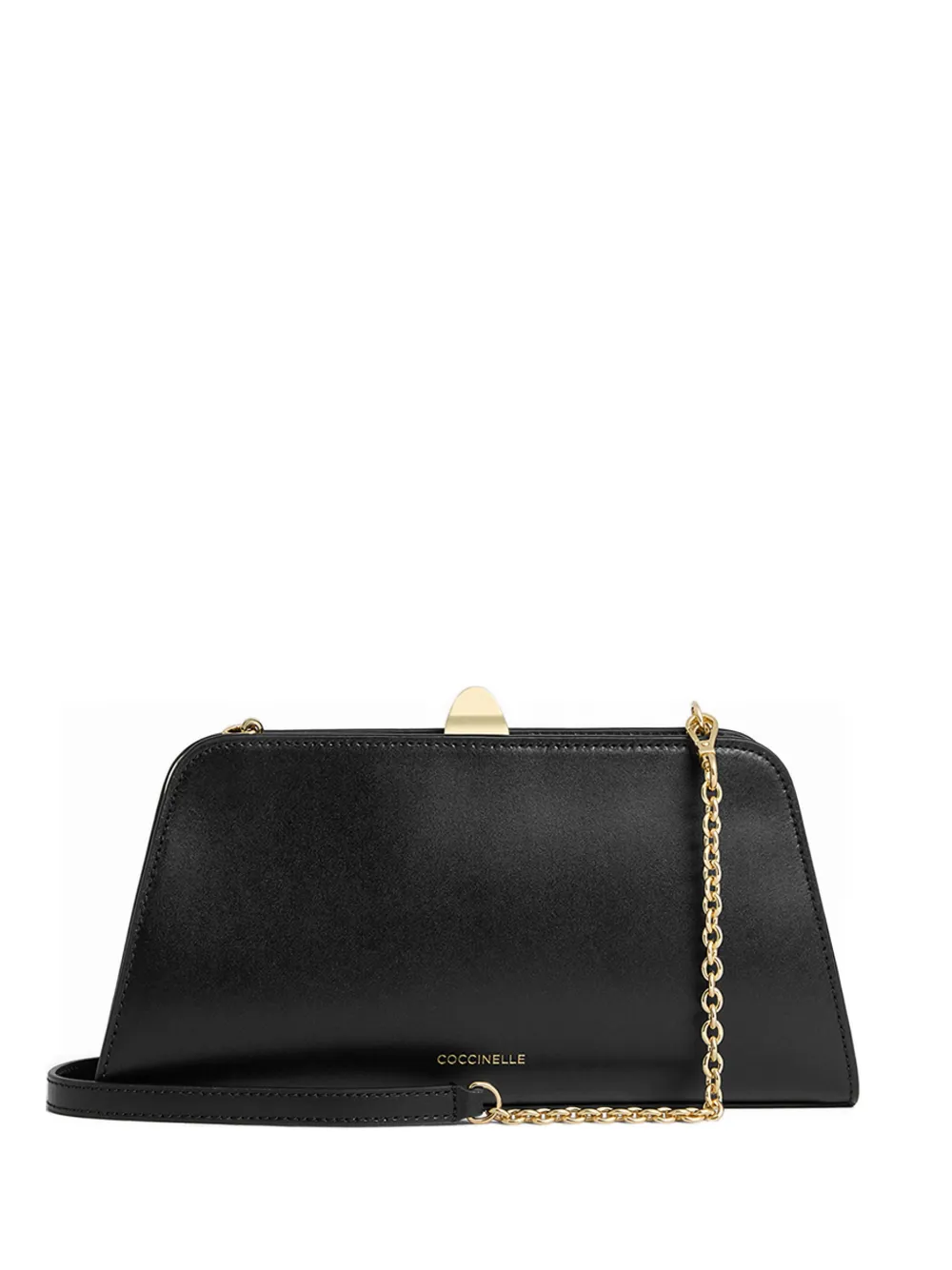 Coccinelle logo-detail clutch bag - Nero