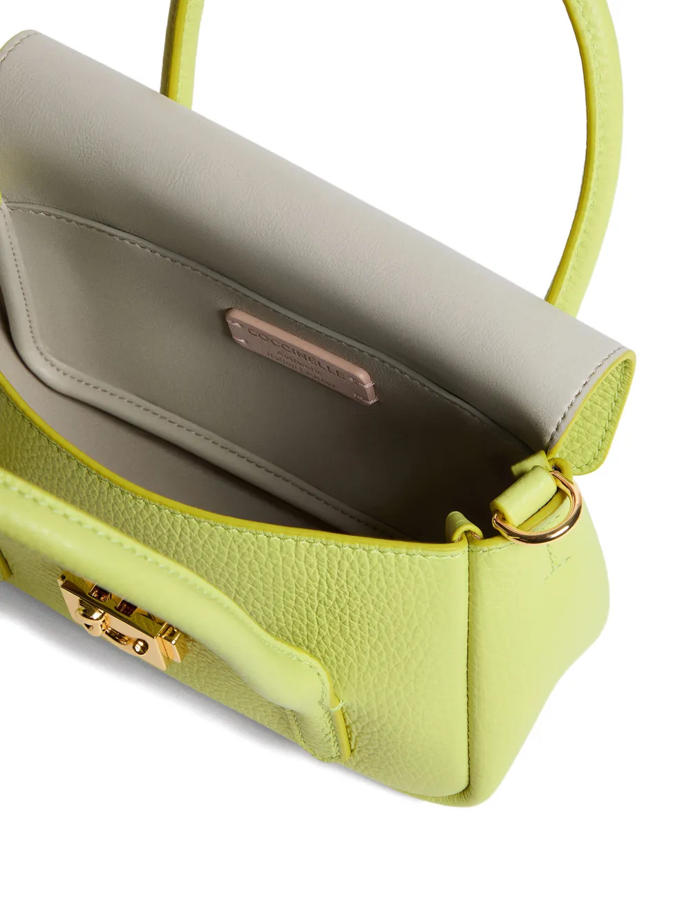 Coccinelle Mini-crossbodytas met handvat Groen