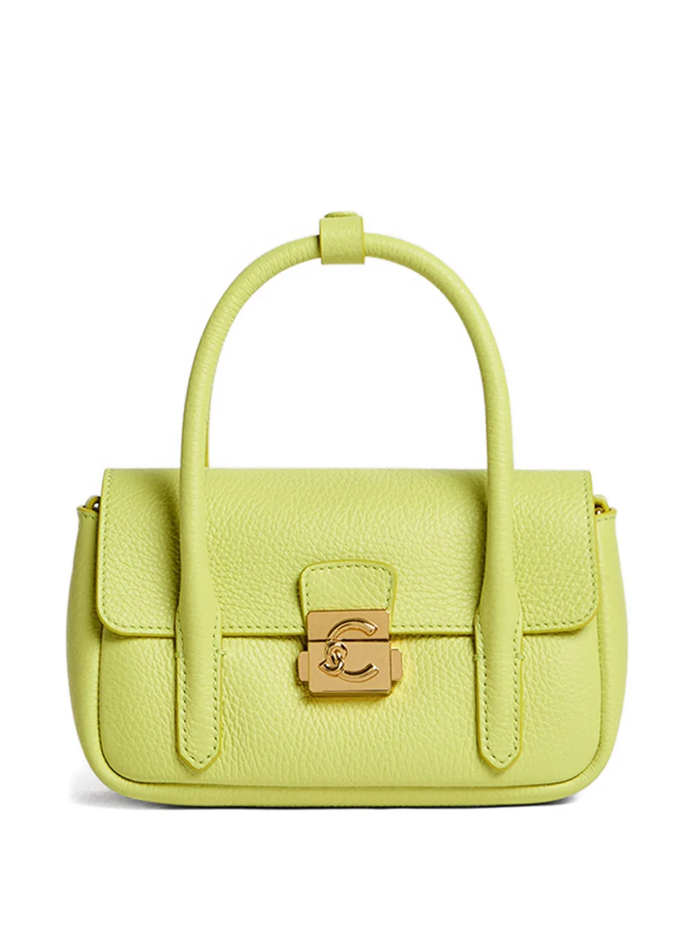 Coccinelle mini top-handle crossbody bag - Green
