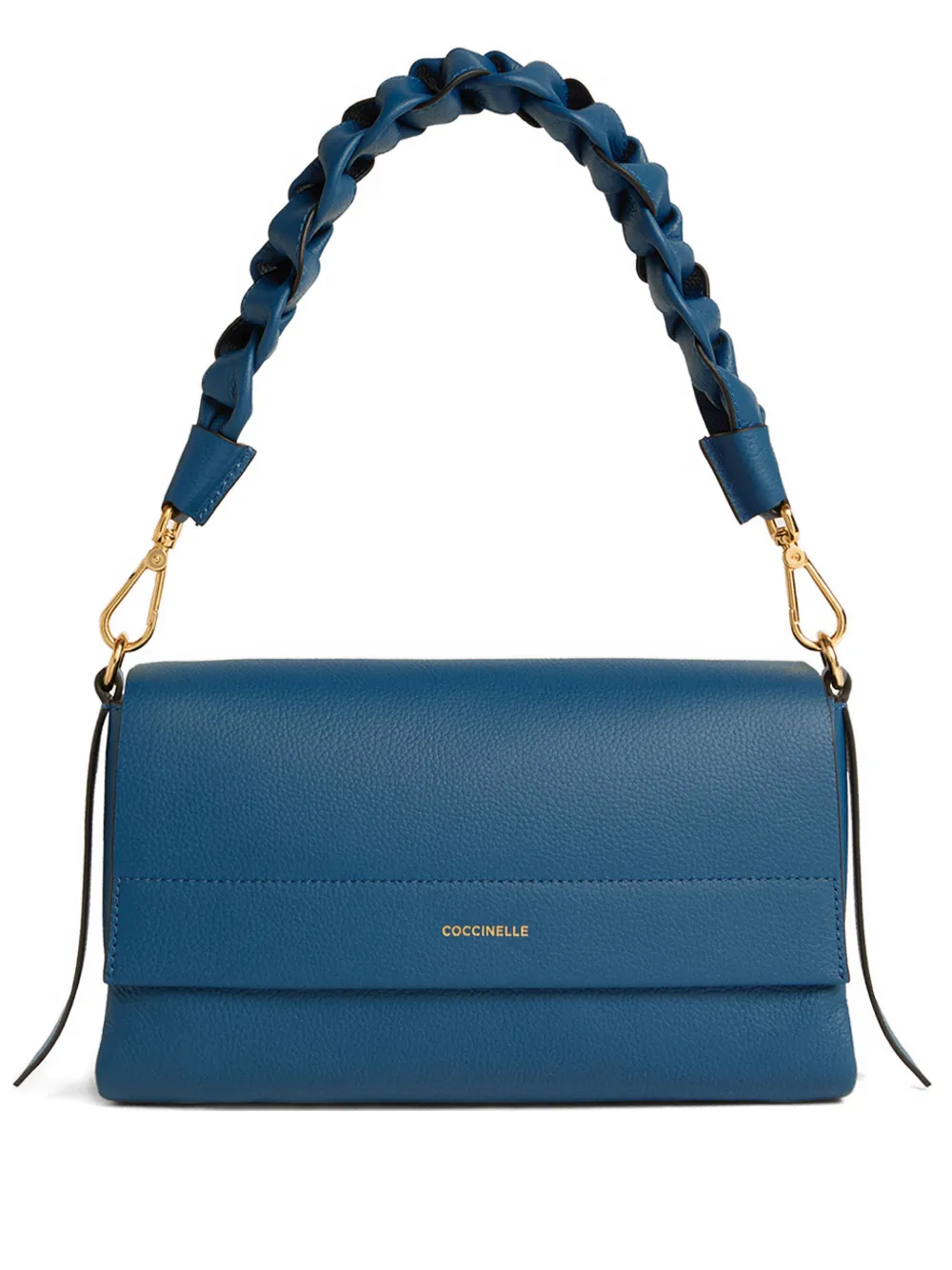 Coccinelle small Boheme braided-handle shoulder bag - Blu