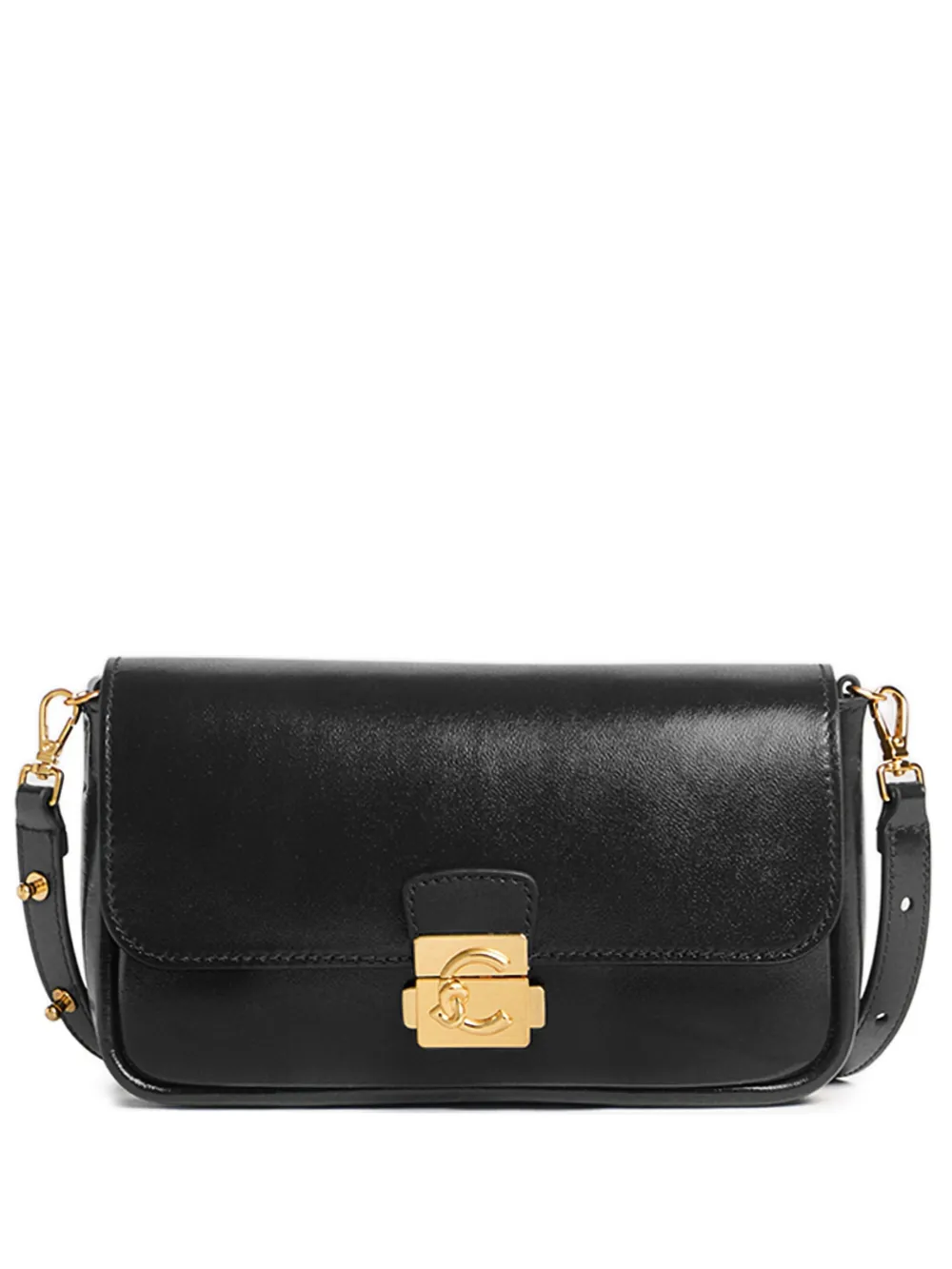 Coccinelle mini logo-embellished shoulder bag - Nero